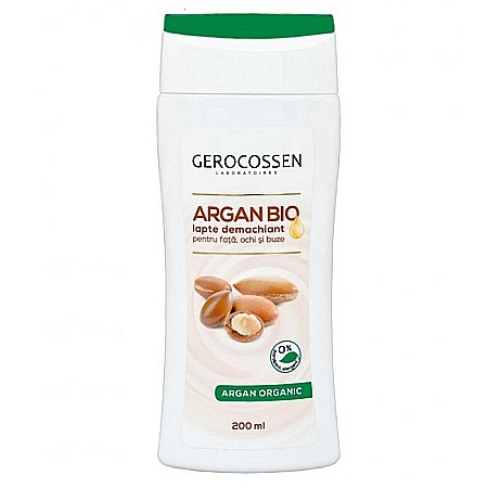 Demachiere si Curatare Ten - Argan Bio Lapte Demachiant, 200 ml - Gerocossen