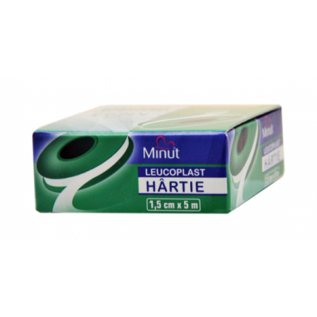 Comprese si Plasturi pentru Rani - Leucoplast hartie 1.5cm x 5m - Minut