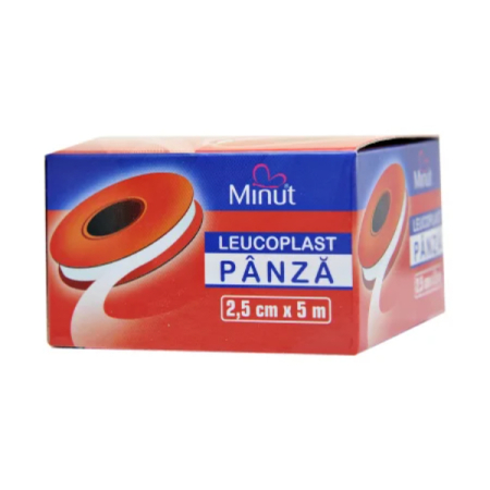 Comprese si Plasturi pentru Rani - Leucoplast panza 2.5cm x 5m - Minut