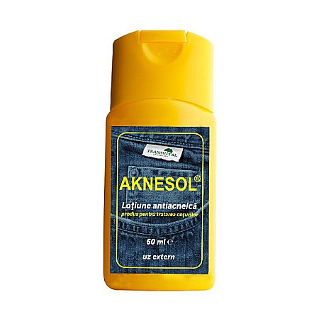 Dermato-Cosmetice - Lotiune Antiacneica Aknesol, 60 ml - Transvital