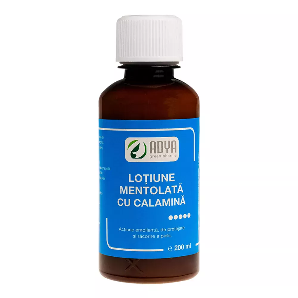 Creme - Lotiune mentolata si calamina, 200 ml - Adya