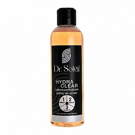 Demachiere si Curatare Ten - Lotiune Purificatoare Ten Acneic Hydra Clear, 200 ml - Dr. Soleil