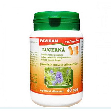 Anemii - Lucerna, 40 capsule - Favisan
