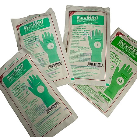 Manusi chirurgicale 8.5 nepudrate - Euromed