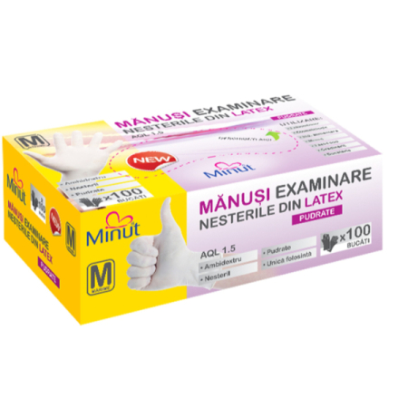 Manusi examinare pudrate - S - Minut