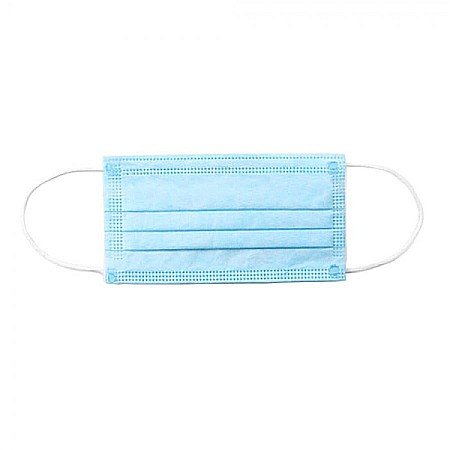 Masti chirurgicale - Masca chirurgicala albastra cu elastic - Euromed
