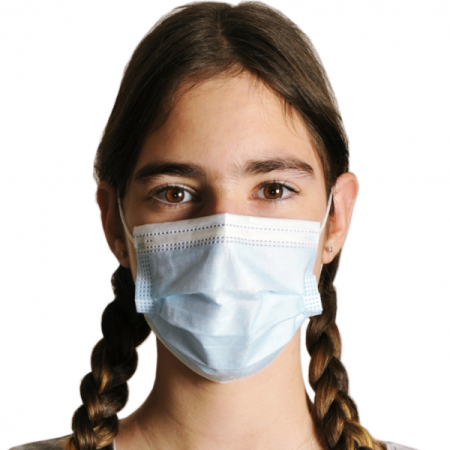 Masca Fata Medicala Copii, 3 straturi, elastic, Tip II - Minut