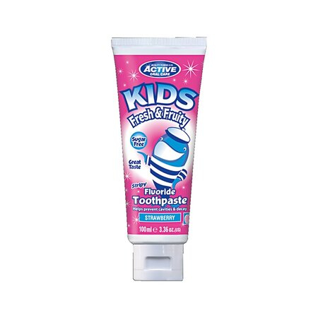 Ingrijire Orala - Pasta de dinti pentru copii Fresh & Fruity Active Oral Care, 100 ml, fara zahar