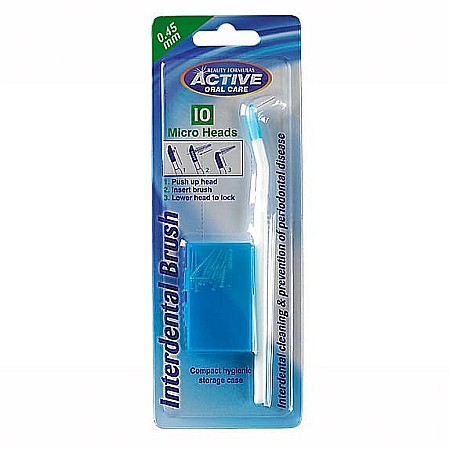 Periute de Dinti - Periuta Interdentara + 10 Rezerve - Beauty Formulas