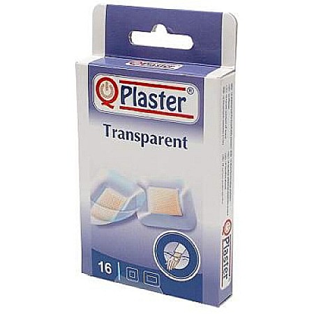 Comprese si Plasturi pentru Rani - Plasturi transparenti, 16 bucati - Qplaster