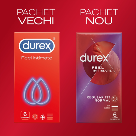 Prezervative Feel Intimate, 6 bucati, Durex [3]