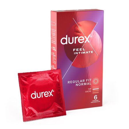 Viata Sexuala - Prezervative Feel Intimate, 6 bucati, Durex