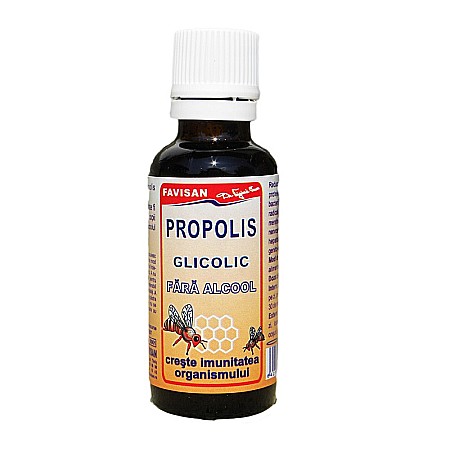Produse Apicole - Propolis glicolic fara alcool, 30 ml - Favisan