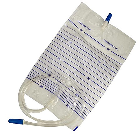 Ingrijire Intima - Pungi Urina 2000 ml cu Valva Evacuare Sterile - Euromed