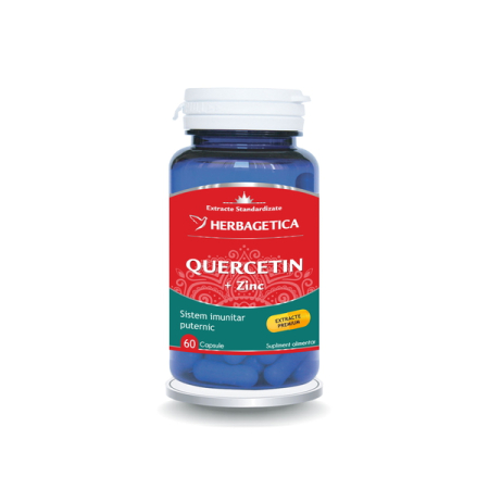 Imunitate - Quercetin + Zinc, 60 capsule - Herbagetica