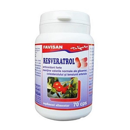 Imunitate - Resveratrol, 70 capsule - Favisan