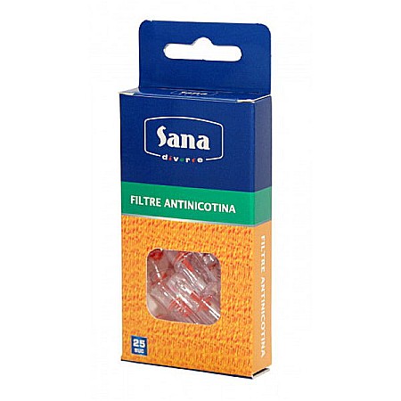Antitabac - Filtre tigari antinicotina, 25 bucati - Sana