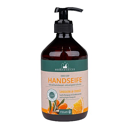 Sapun - Sapun lichid catina si portocale, 500 ml - Herbamedicus