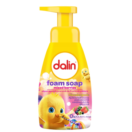 Ingrijire Copii - Sapun spuma cu fructe de padure, 200 ml - Dalin