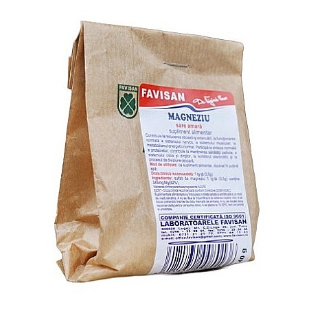 Magneziu (Sare Amara), 40 g - Favisan