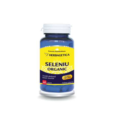 Imunitate - Seleniu Organic, 60 capsule - Herbagetica