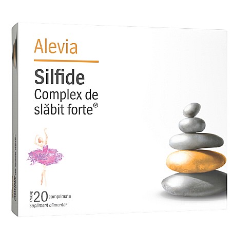 Controlul Greutatii - Silfide Complex de Slabit Forte, 20 comprimate - Alevia