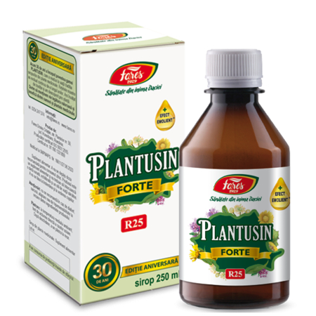 Siropuri de Tuse - Sirop Plantusin Forte, R25, 250 ml - Fares