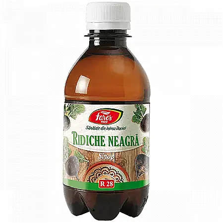 Siropuri de Tuse - Sirop Ridiche Neagra, R28, 250 ml - Fares