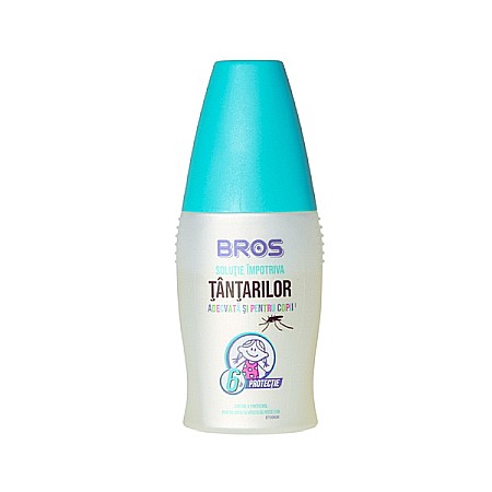 Protectie Anti-insecte - Solutie impotriva tantarilor pentru copii, 50 ml - Bros