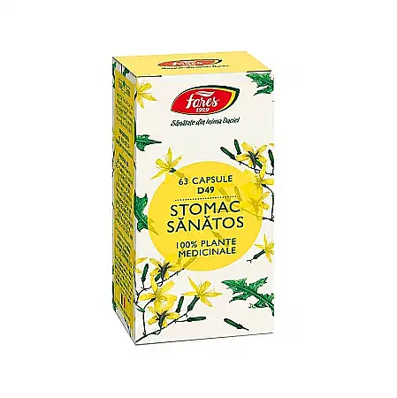 Antiacide - Stomac Sanatos, D49, 63 capsule - Fares