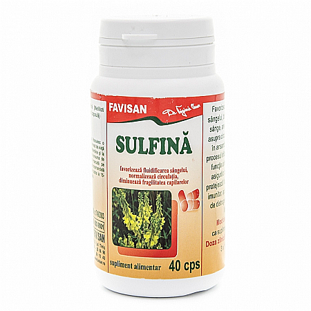 Antiacide - Sulfina, 40 capsule - Favisan