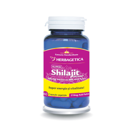 Sistem Nervos - Super Shilajit Mumio, 60 capsule - Herbagetica