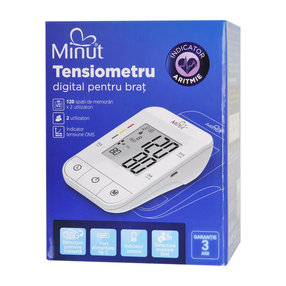 Tensiometru digital pentru brat BP163A - Minut [2]
