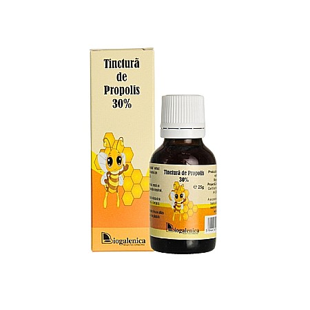 Tincturi - Tinctura propolis 30%, 25 ml - Biogalenica