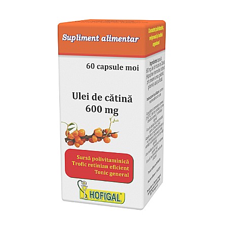 Ulei de Catina 600 mg, 60 capsule - Hofigal [1]