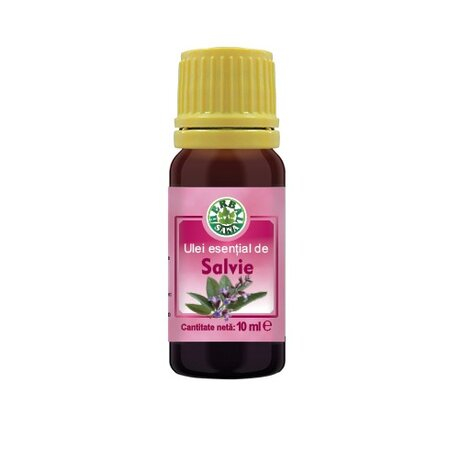 Uleiuri Esentiale - Ulei esential de salvie 100% pur, 10 ml, Herbal Sana