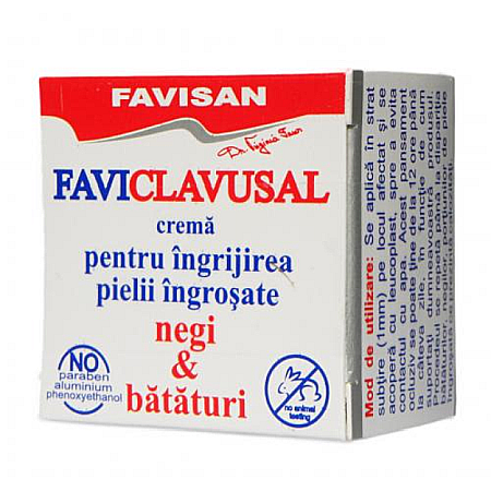 Unguente - Crema Clavusal pentru negi si bataturi, 10 ml - Favisan