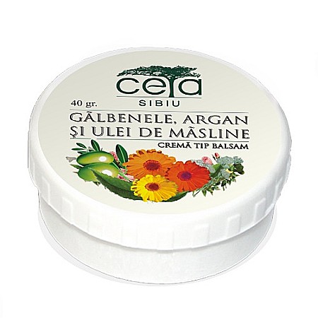 Unguente - Unguent de galbenele, argan si ulei de masline, 20 g - Ceta Sibiu