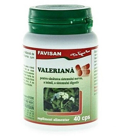 Insomnie - Valeriana, 40 Capsule - Favisan
