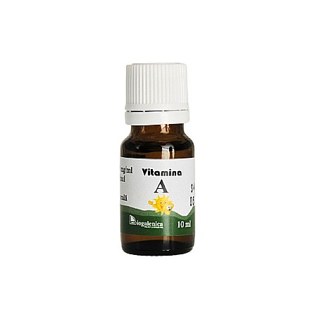 Oftalmologie - Vitamina A solutie uleioasa, 10 ml - Biogalenica