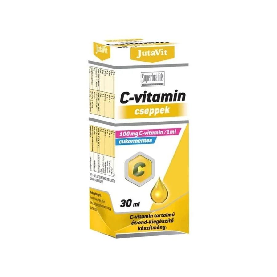 Imunitate Adulti - Vitamina C Picaturi 30 ml, JutaVit