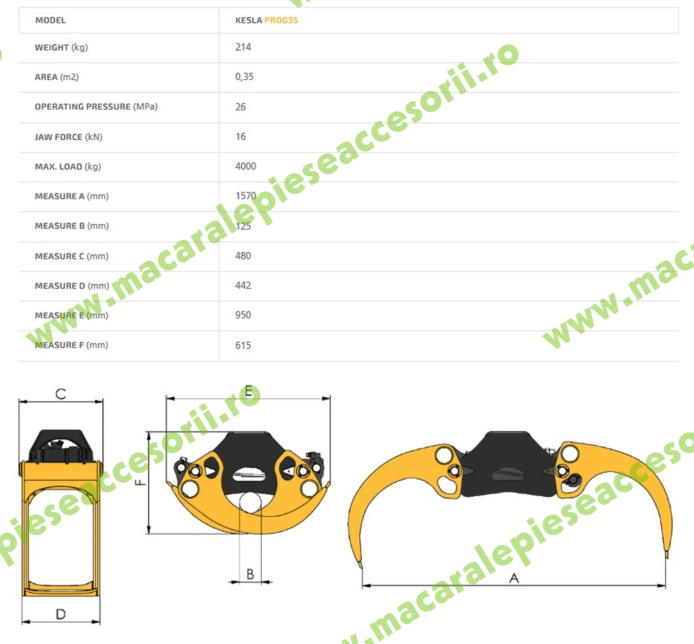 Graifer busteni Kesla proG35 [2]