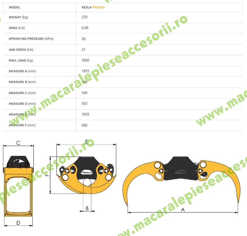 Graifer busteni Kesla proG46 [4]