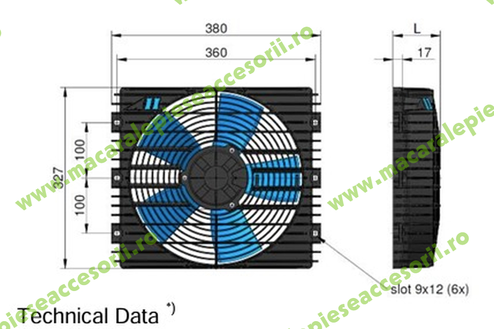 Ventilator Fan Kit 0295 24V DC ILLELE0295A6 Asa Hydraulik TT11,13, ASA 0115, ASA 0257, ASA 0367 1 [3]