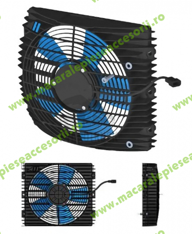 RĂCITOARE ULEI - Ventilator Fan Kit 0295 24V DC ILLELE0295A6 Asa Hydraulik TT11,13, ASA 0115, ASA 0257, ASA 0367 1
