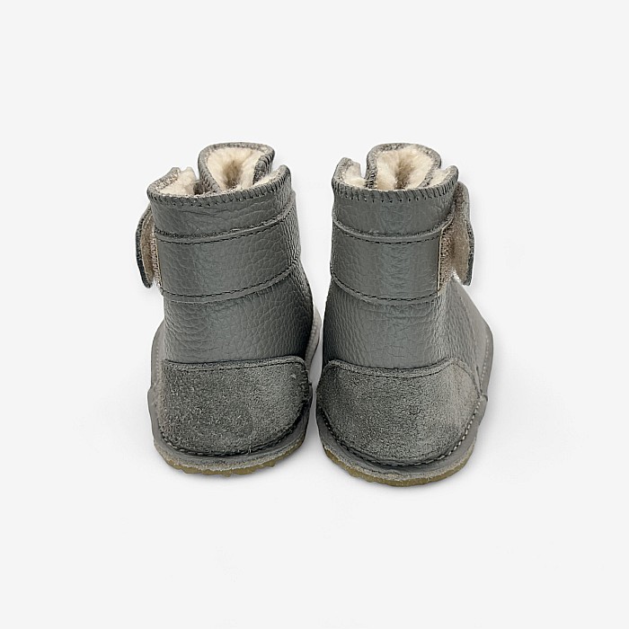Cizme Bebelusi Piele Naturala All Grey [4]