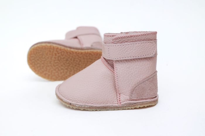 Cizme Bebelusi Piele Naturala Roz Prafuit [5]