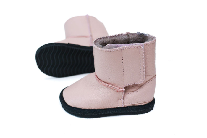 Cizme Copii Piele Naturala Roz Prafuit [5]