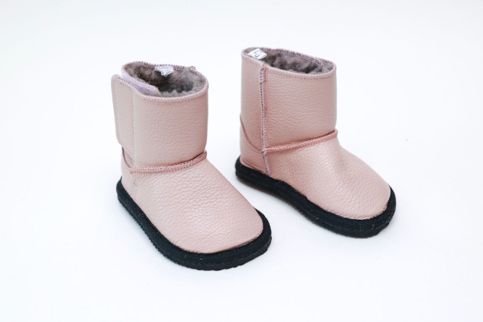 Cizme Copii Piele Naturala Roz Prafuit [3]