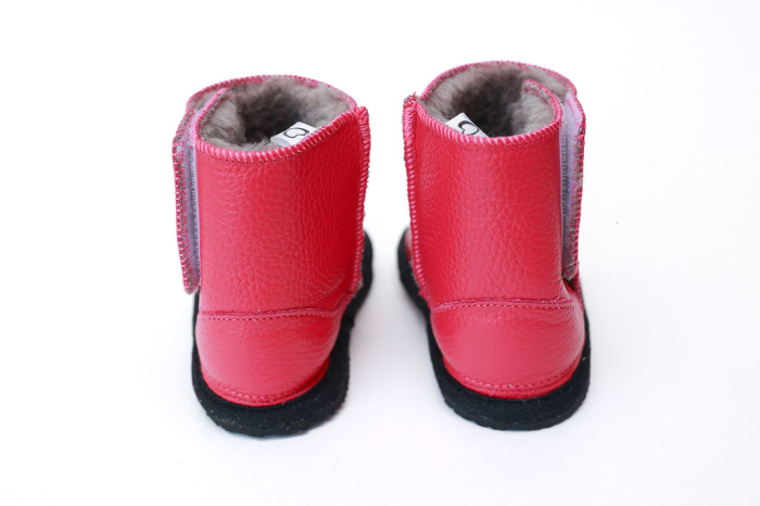 Cizme Copii Piele Naturala Zmeuriu cu Unicorn [3]